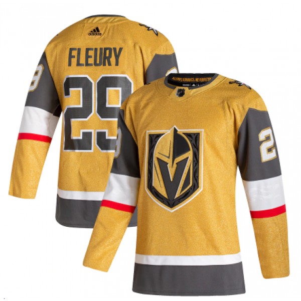Vegas Golden Knights #29 Marc-Andre Fleury Gold Stitched Jersey