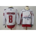 Washington Capitals #8 Alexander Ovechkin White Stitched Adidas Jersey