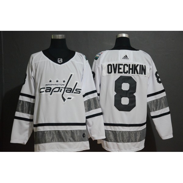 Washington Capitals #8 Alexander Ovechkin White 2019 All-Star Game Jersey