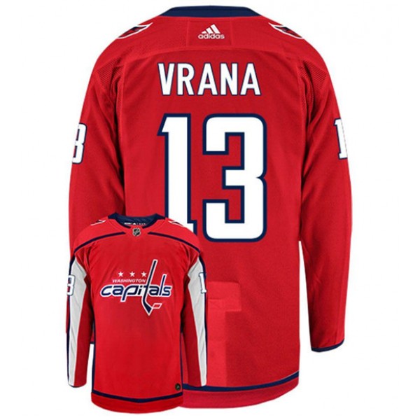 Washington Capitals #13 Jakub Vrana Red Stitched Jersey