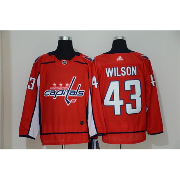 Washington Capitals #43 Tom Wilson Red Stitched Jersey