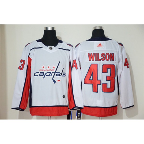 Washington Capitals #43 Tom Wilson White Stitched Jersey