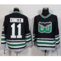 Whalers #11 Kevin Dineen Black CCM Throwback Stitched Jersey