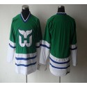 Whalers Blank CCM Throwback Green Stitched Jersey