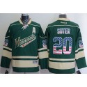 Wild #20 Ryan Suter Green USA Flag Fashion Stitched Jersey