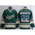Wild #22 Nino Niederreiter Green USA Flag Fashion Stitched Jersey