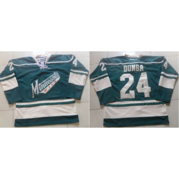 Wild #24 Matt Dumba Green Stitched Jersey