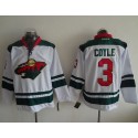 Wild #3 Charlie Coyle White Stitched Jersey