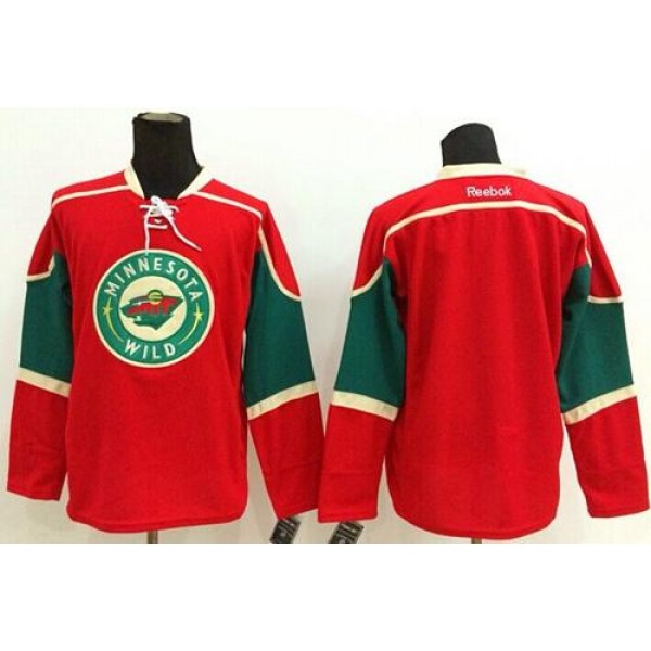 Wild Blank Stitched Red Jersey