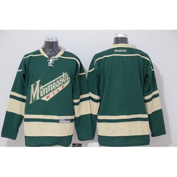 Wild Blank Stitched Green Jersey