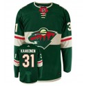 Wild #31 Kaapo Kahkonen Home Stitched Jersey.