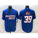 Puerto Rico #39 Edwin Díaz 2023 Royal World Classic Stitched Jersey