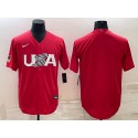 USA Blank 2023 Red World Classic Stitched Jersey
