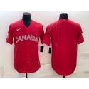 Canada Blank 2023 Red World Classic Stitched Jersey