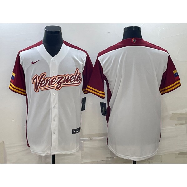 Venezuela Blank 2023 White World Classic Stitched Jersey