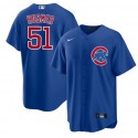 Chicago Cubs #51 Eric Hosmer Royal Cool Base Stitched Jersey