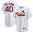 St. Louis Cardinals #40 Willson Contreras White Cool Base Stitched Jersey