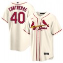St. Louis Cardinals #40 Willson Contreras Cream Cool Base Stitched Jersey