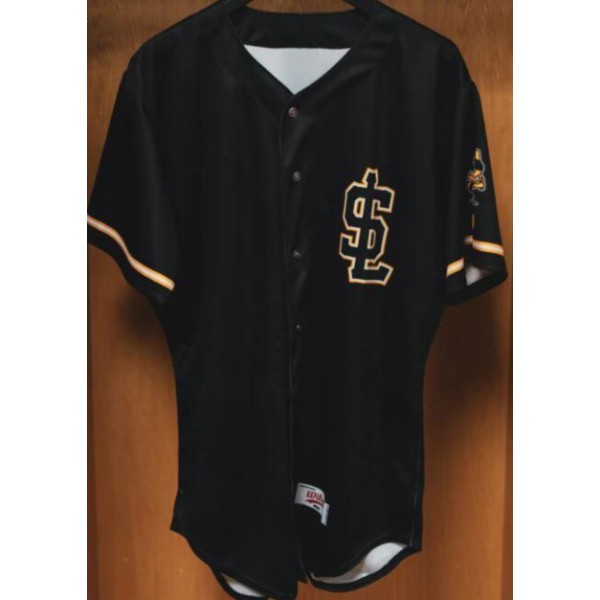 Salt Lake Bees Blank Black Stitched Jersey