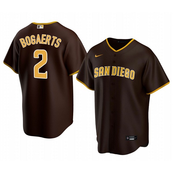 San Diego Padres #2 Xander Bogaerts Brown Cool Base Stitched Jersey