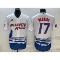 Puerto Rico #17 José Berríos 2023 White World Classic Stitched Jersey