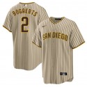 San Diego Padres #2 Xander Bogaerts Tan Cool Base Stitched Jersey