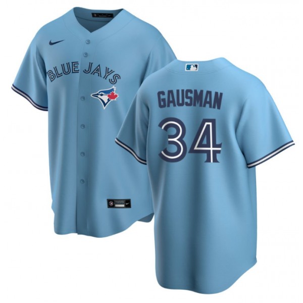 Toronto Blue Jays #34 Kevin Gausman Light Blue Cool Base Stitched Jersey