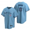 Toronto Blue Jays #8 Cavan Biggio Light Blue Cool Base Stitched Jersey