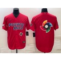Puerto Rico 2023 Red World Big Logo With Patch Classic Stitched Jersey