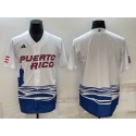 Puerto Rico Blank 2023 White World Classic Stitched Jersey