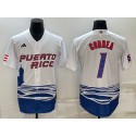 Puerto Rico #1 Carlos Correa 2023 White World Classic Stitched Jersey