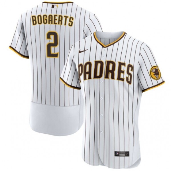 San Diego Padres #2 Xander Bogaerts White Flex Base Stitched Jersey