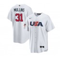 USA #31 Cedric Mullins 2023 White World Classic Stitched Jersey
