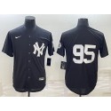 New York Yankees #95 Oswaldo Cabrera Black Stitched Jersey