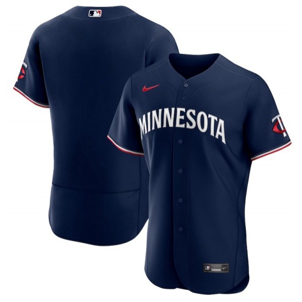 Minnesota Twins Blank Navy 2023 Flex Base Stitched Jersey