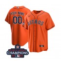 Houston Astros Active Player Custom Orange 2022 World Series Champions Cool Base Stitched Jersey