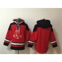 Boston Red Sox Blank Ageless Must-Have Lace-Up Pullover Hoodie