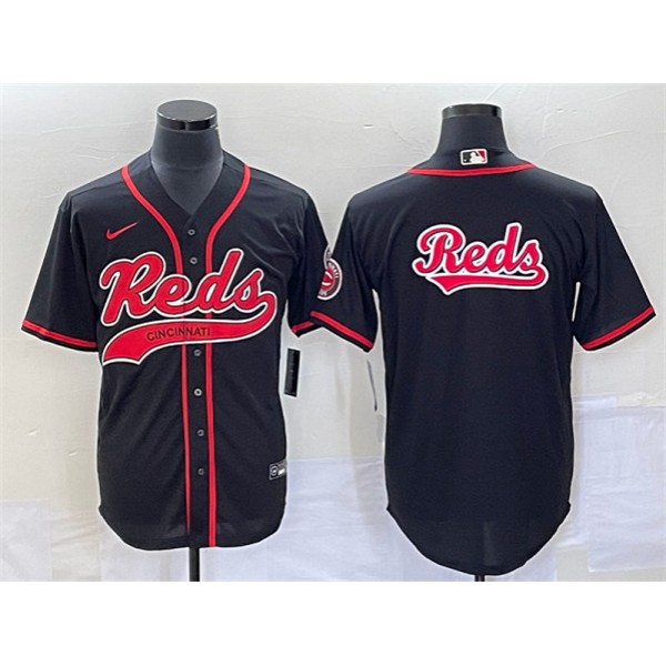 Cincinnati Reds With Logo In Back Cool Base Stitched Jersey