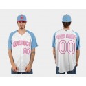 Mexico Custom White Blue 2023 World Classic Stitched Jersey