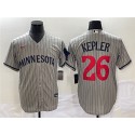 Minnesota Twins #26 Max Kepler Gray Cool Base Stitched Jersey