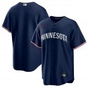 Minnesota Twins Blank Navy Cool Base Stitched Jersey