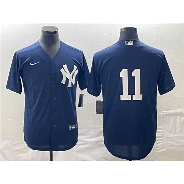 New York Yankees #11 Anthony Volpe Navy Cool Base Stitched Jersey