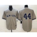 New York Yankees #44 Reggie Jackson Gray Cool Base Stitched Jersey