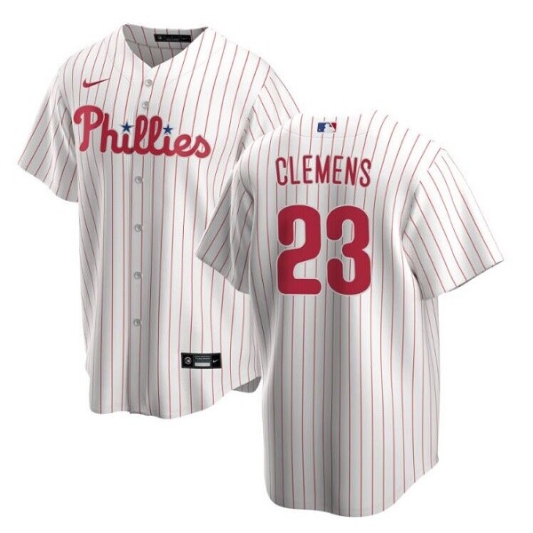 Philadelphia Phillies #23 Kody Clemens White Cool Base Stitched Jersey