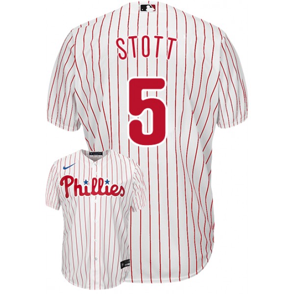 Philadelphia Phillies #5 Bryson Stott White Cool Base Stitched Jersey