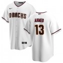 Arizona Diamondbacks #13 Nick Ahmed White Cool Base Stitched Jersey