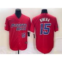 Puerto Rico #15 Emmanuel Rivera 2023 Red World Classic With Patch Stitched Jersey