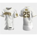 San Diego Padres #25 Tim Hill White Flex Base Stitched Jersey