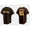 San Diego Padres #65 José Castillo Brown Cool Base Stitched Jersey