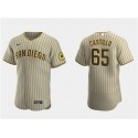 San Diego Padres #65 José Castillo Tan Flex Base Stitched Jersey